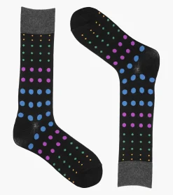 Stacy Adams Multi-Size Dots Men\\'S Crew Dress Socks
