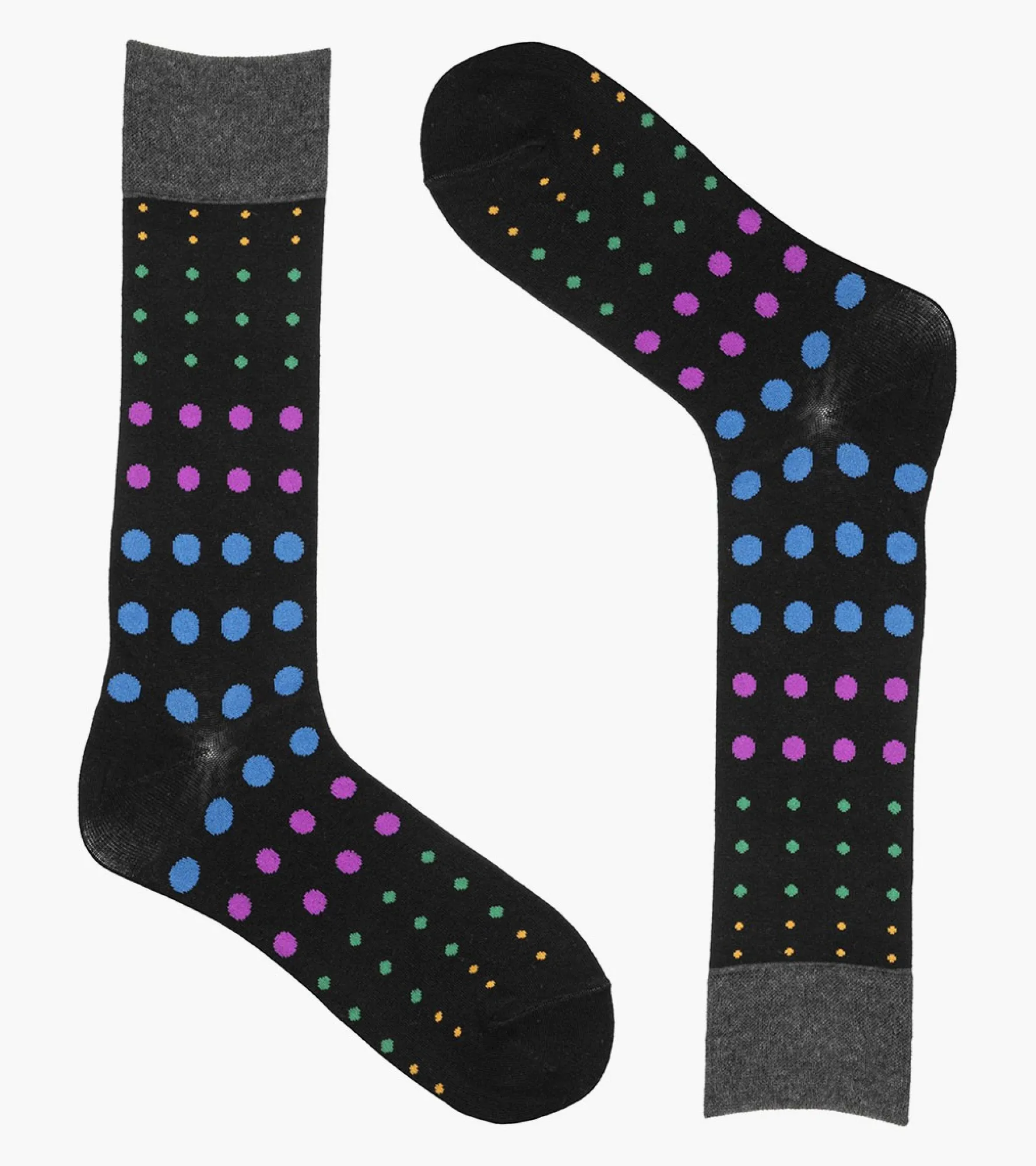 Stacy Adams Multi-Size Dots Men\\'S Crew Dress Socks