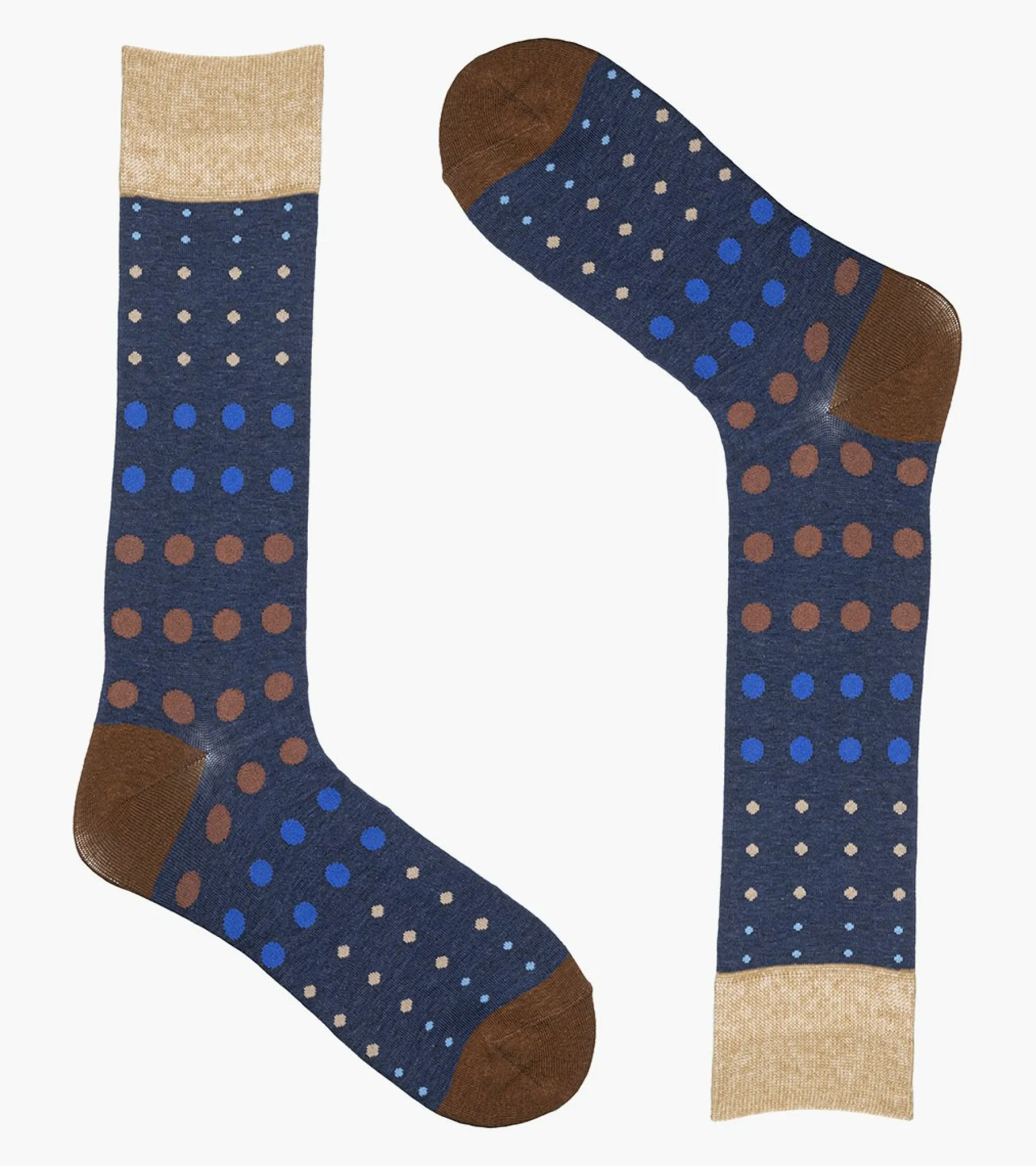 Stacy Adams Multi-Size Dots Men\\'S Crew Dress Socks