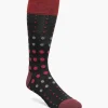 Stacy Adams Multi-Size Dots Men\\'S Crew Dress Socks