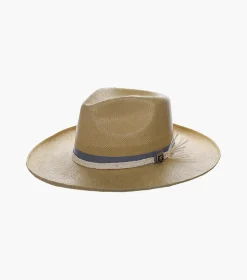 Stacy Adams New York Fedora Toyo Pinch Front Hat