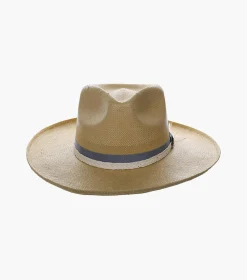 Stacy Adams New York Fedora Toyo Pinch Front Hat