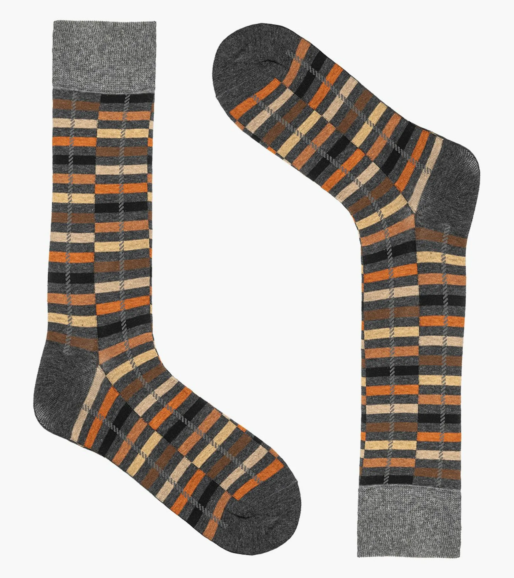 Stacy Adams Offset Stripe Men\\'S Crew Dress Socks
