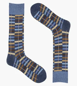 Stacy Adams Offset Stripe Men\\'S Crew Dress Socks