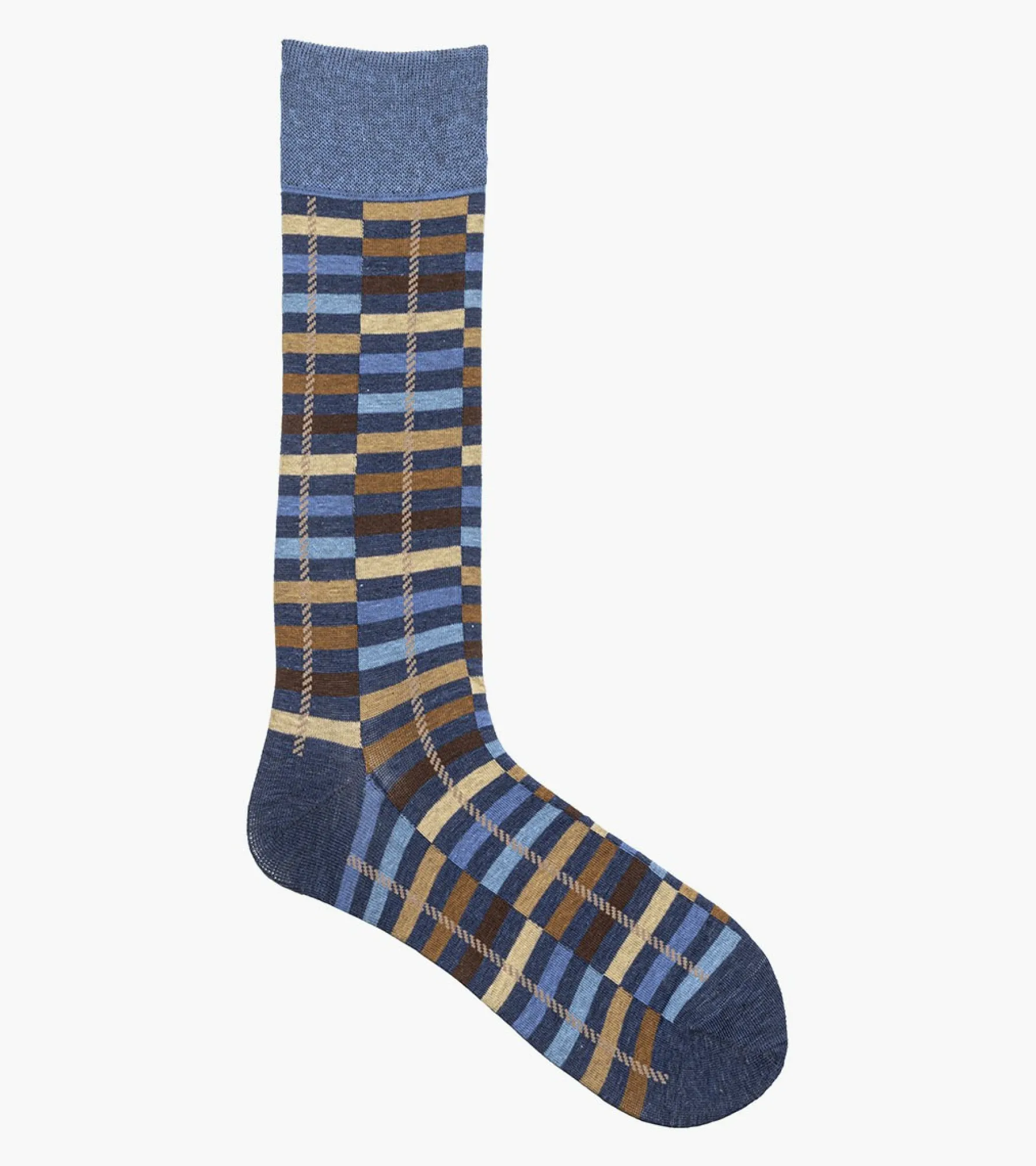 Stacy Adams Offset Stripe Men\\'S Crew Dress Socks