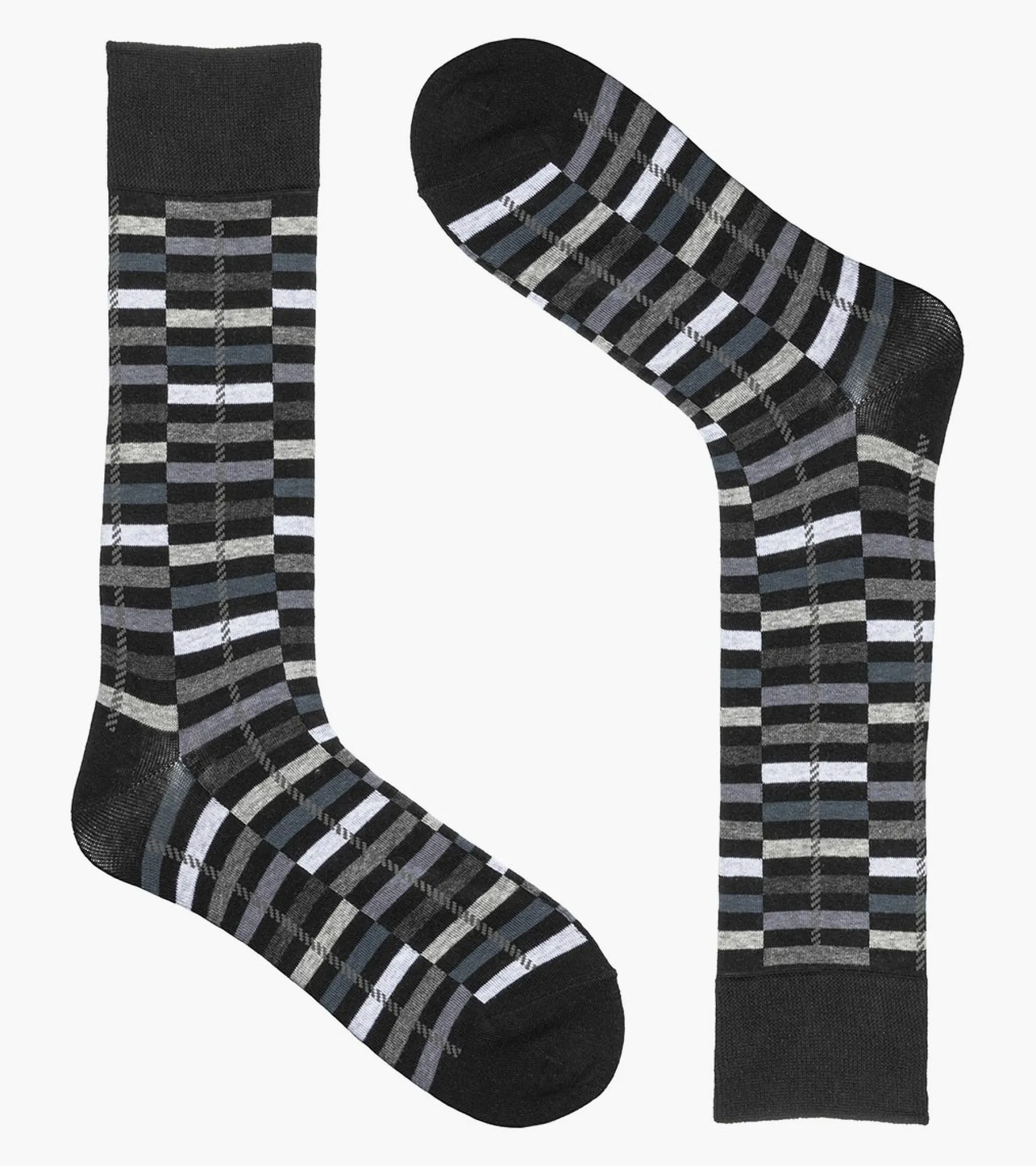 Stacy Adams Offset Stripe Men\\'S Crew Dress Socks