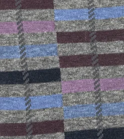 Stacy Adams Offset Stripe Men\\'S Crew Dress Socks