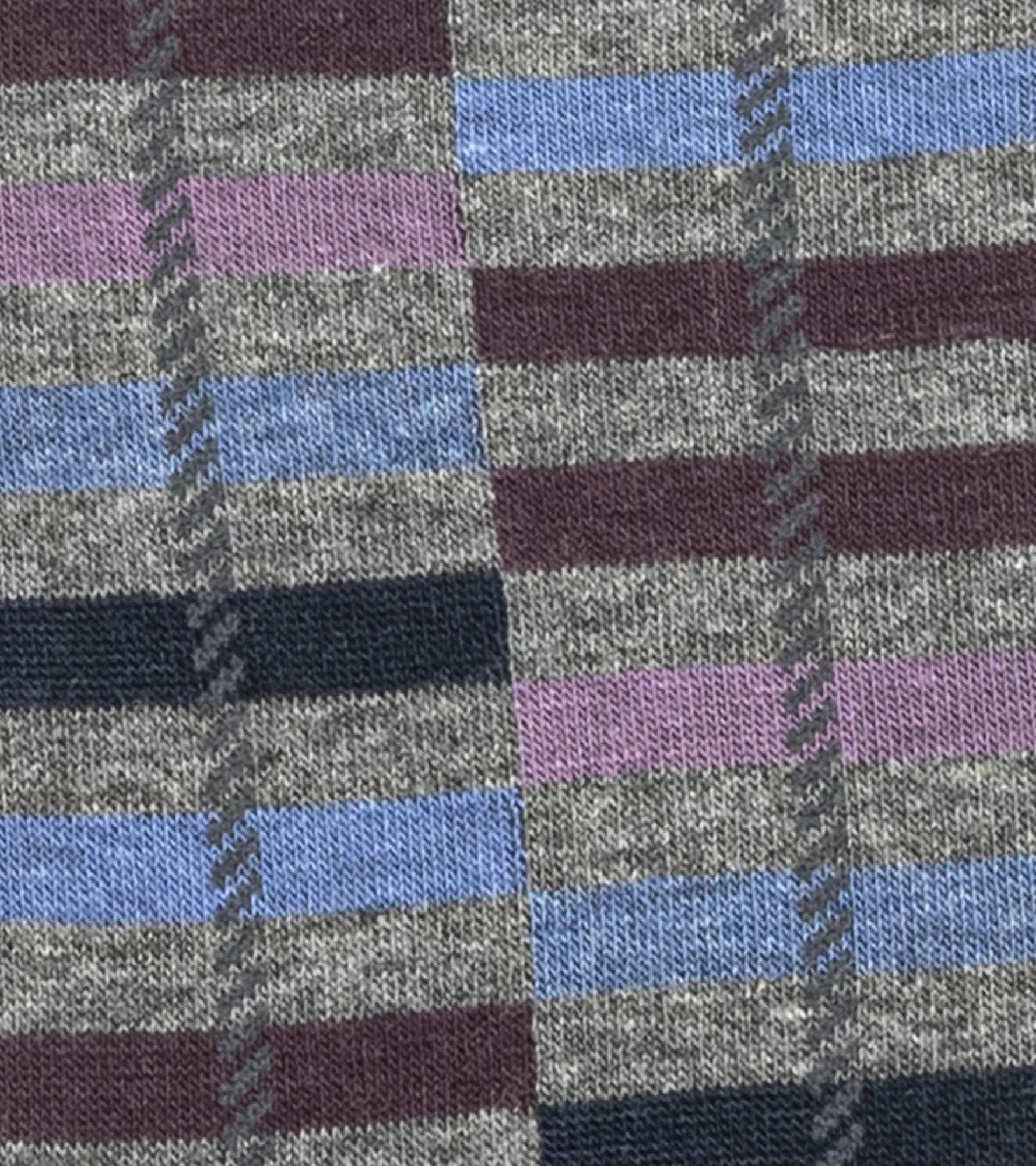 Stacy Adams Offset Stripe Men\\'S Crew Dress Socks