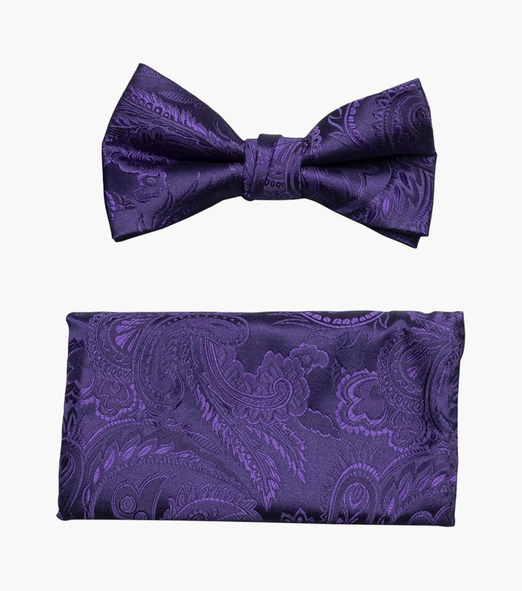 Stacy Adams Oliver Bow Tie & Hanky Set