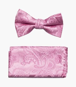 Stacy Adams Oliver Bow Tie & Hanky Set