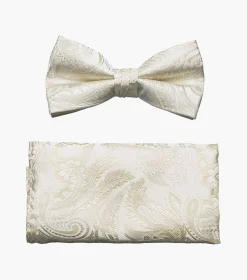 Stacy Adams Oliver Bow Tie & Hanky Set