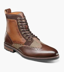 Stacy Adams Oswyn Wingtip Lace Up Boot