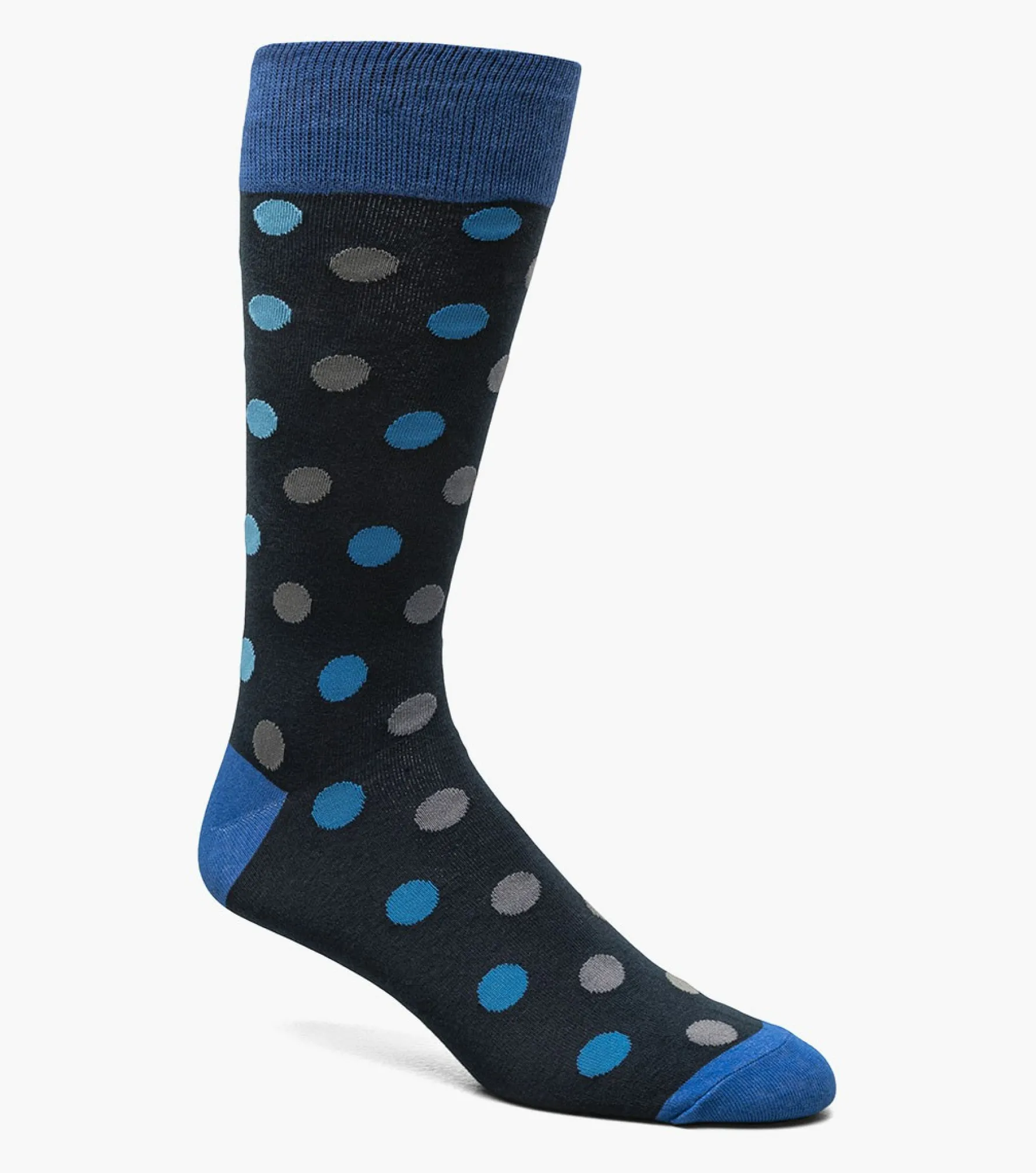 Stacy Adams Oversize Dots Men\\'S Crew Dress Sock