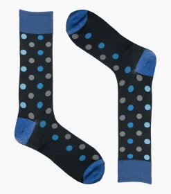 Stacy Adams Oversize Dots Men\\'S Crew Dress Sock
