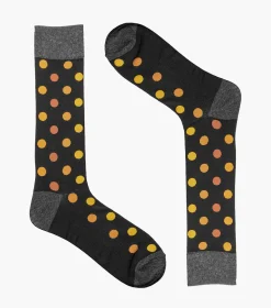 Stacy Adams Oversize Dots Men\\'S Crew Dress Sock