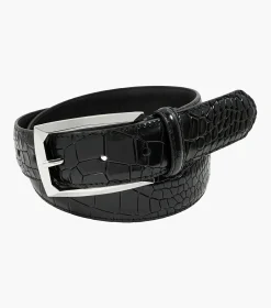 Stacy Adams Ozzie Croc Emboss Belt