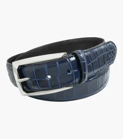 Stacy Adams Ozzie Xl Croc Emboss Belt