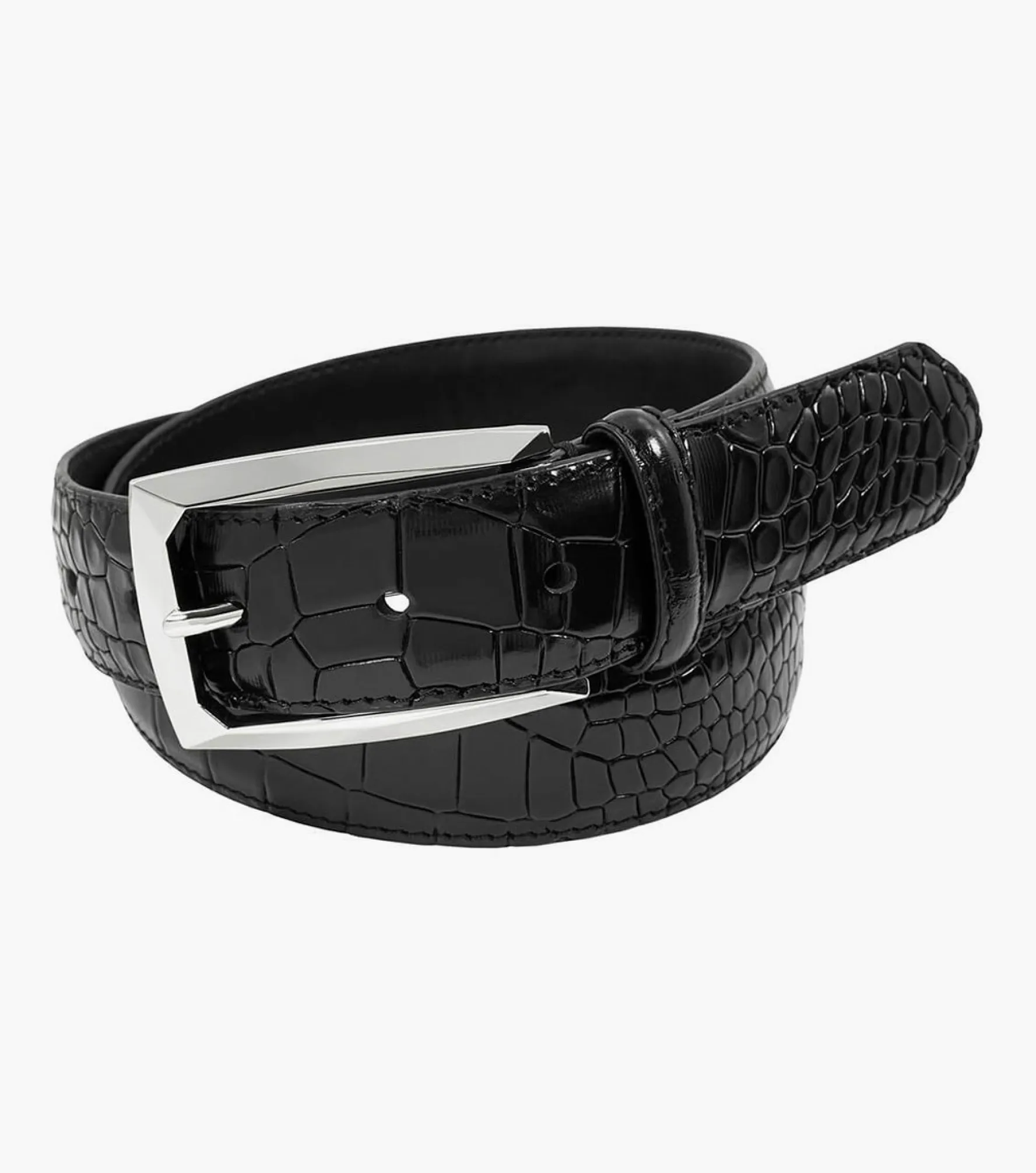 Stacy Adams Ozzie Xl Croc Emboss Belt