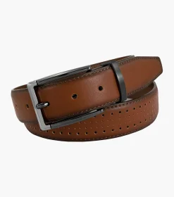 Stacy Adams Pacer Perf Leather Belt