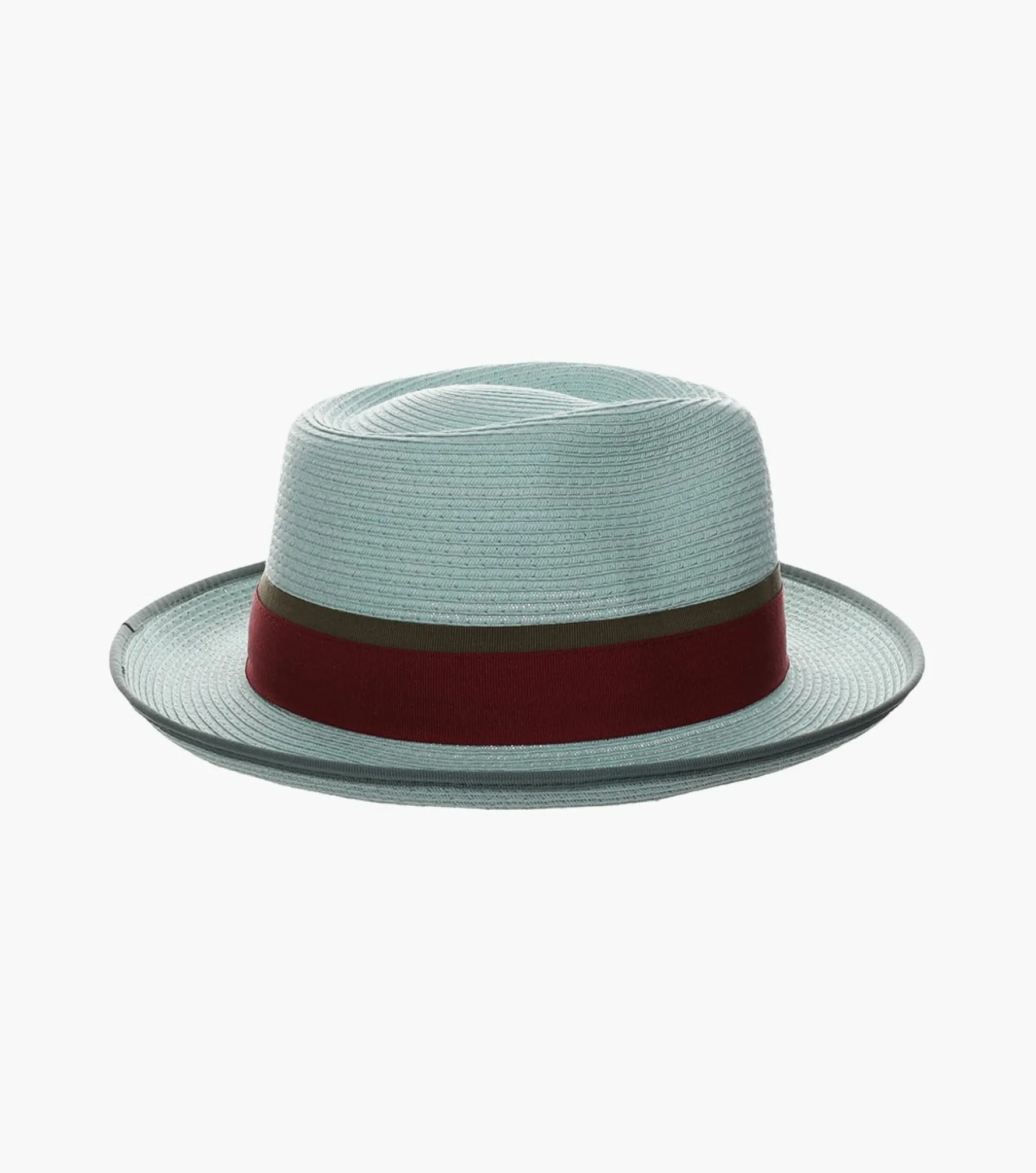 Stacy Adams Pacetti Fedora Paper Braid Pinch Front Hat