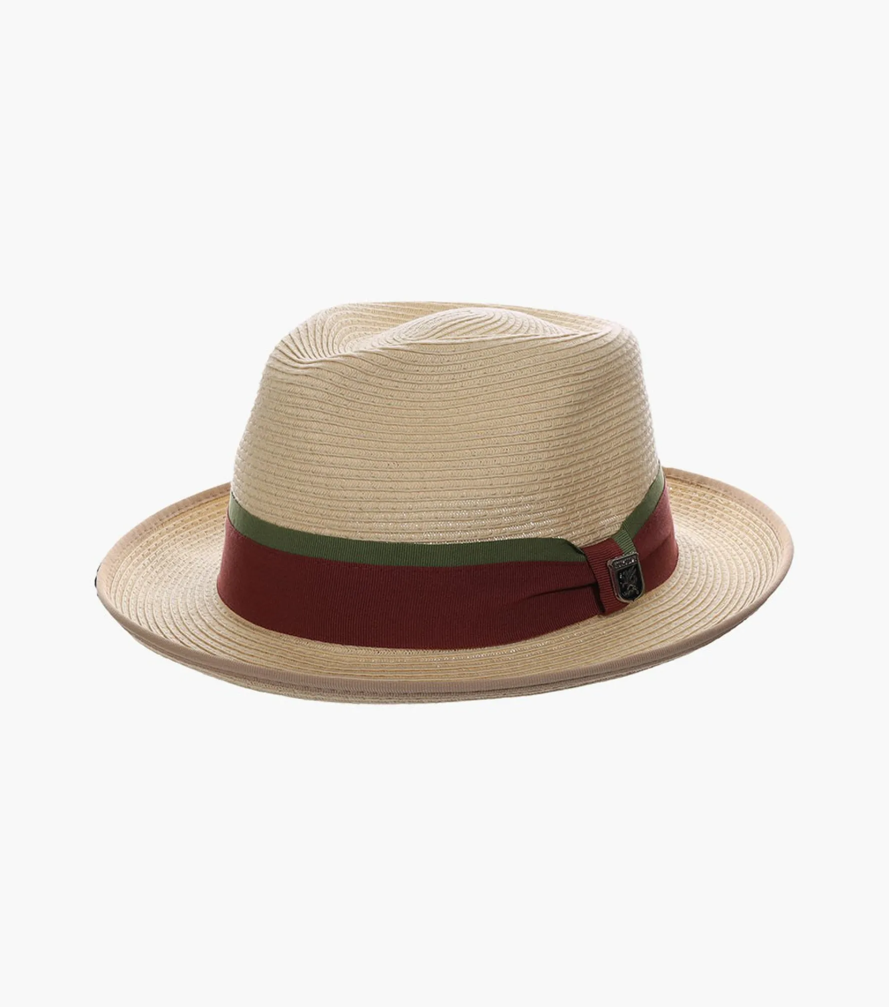 Stacy Adams Pacetti Fedora Paper Braid Pinch Front Hat