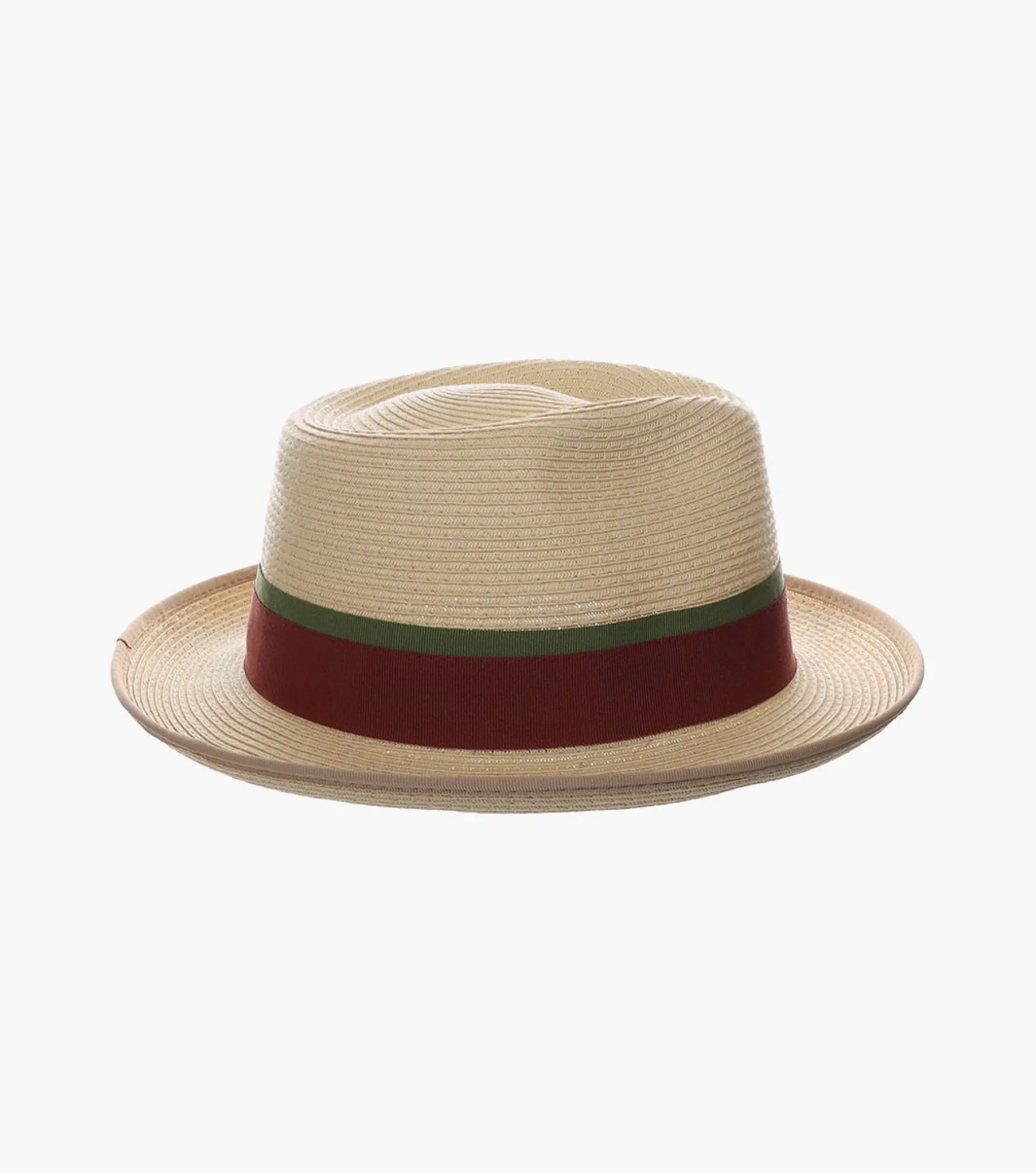 Stacy Adams Pacetti Fedora Paper Braid Pinch Front Hat