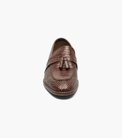 Stacy Adams Pacetti Leather Sole Moc Toe Tassel Slip On