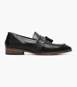 Stacy Adams Pacetti Leather Sole Moc Toe Tassel Slip On