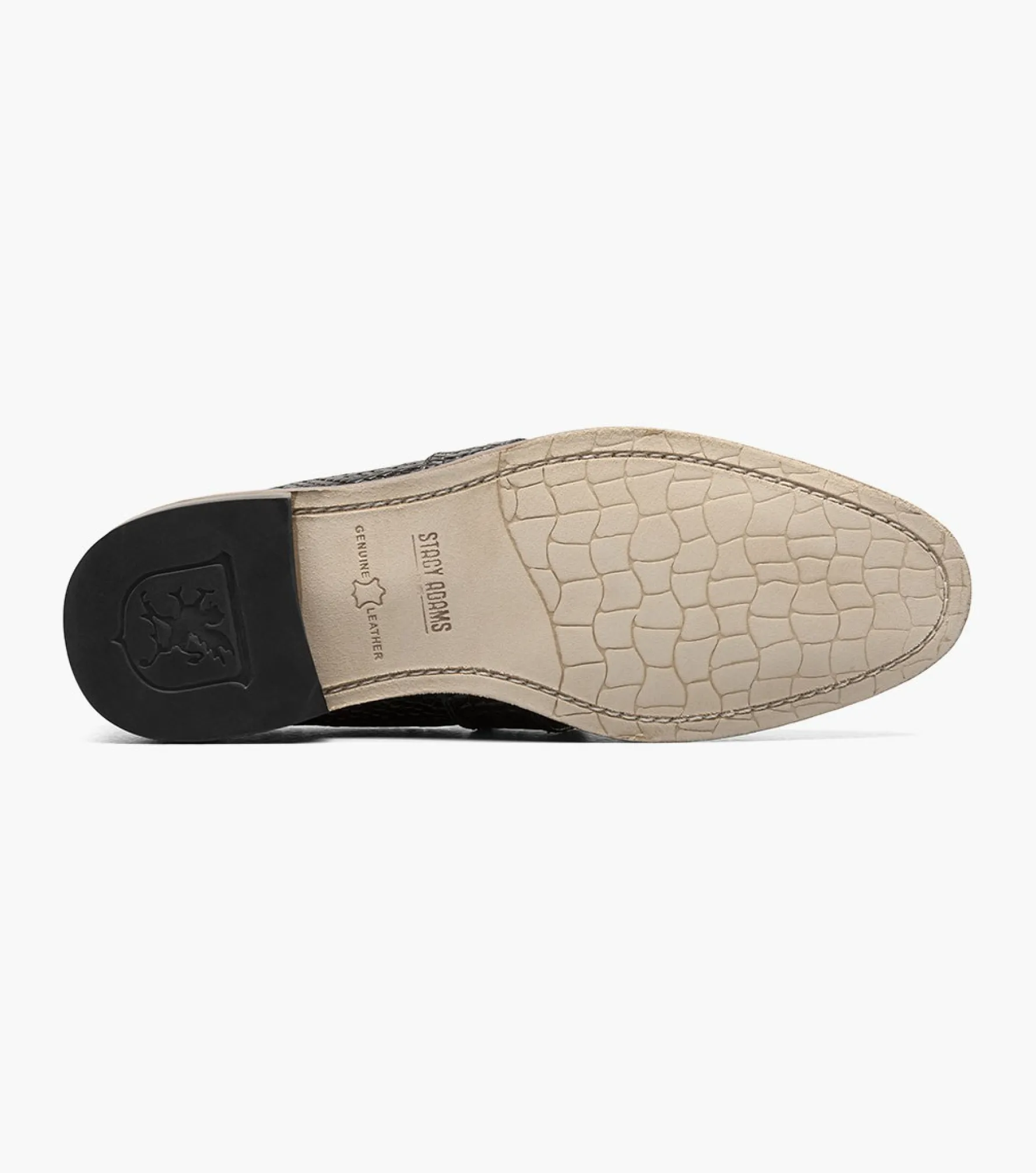 Stacy Adams Pacetti Leather Sole Moc Toe Tassel Slip On