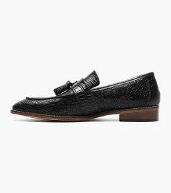 Stacy Adams Pacetti Leather Sole Moc Toe Tassel Slip On