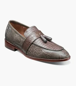 Stacy Adams Pacetti Leather Sole Moc Toe Tassel Slip On