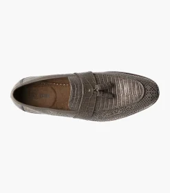 Stacy Adams Pacetti Leather Sole Moc Toe Tassel Slip On