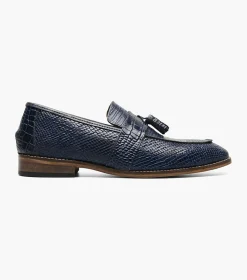 Stacy Adams Pacetti Leather Sole Moc Toe Tassel Slip On