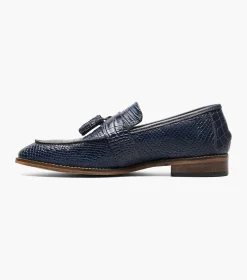 Stacy Adams Pacetti Leather Sole Moc Toe Tassel Slip On