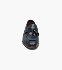 Stacy Adams Pacetti Leather Sole Moc Toe Tassel Slip On
