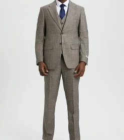 Stacy Adams Palin 3 Piece Vested Suit