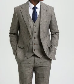 Stacy Adams Palin 3 Piece Vested Suit