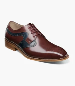 Stacy Adams Palmer Plain Toe Medallion Oxford