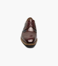 Stacy Adams Palmer Plain Toe Medallion Oxford