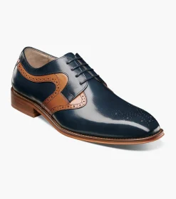 Stacy Adams Palmer Plain Toe Medallion Oxford