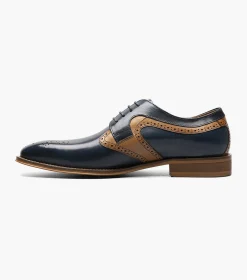 Stacy Adams Palmer Plain Toe Medallion Oxford