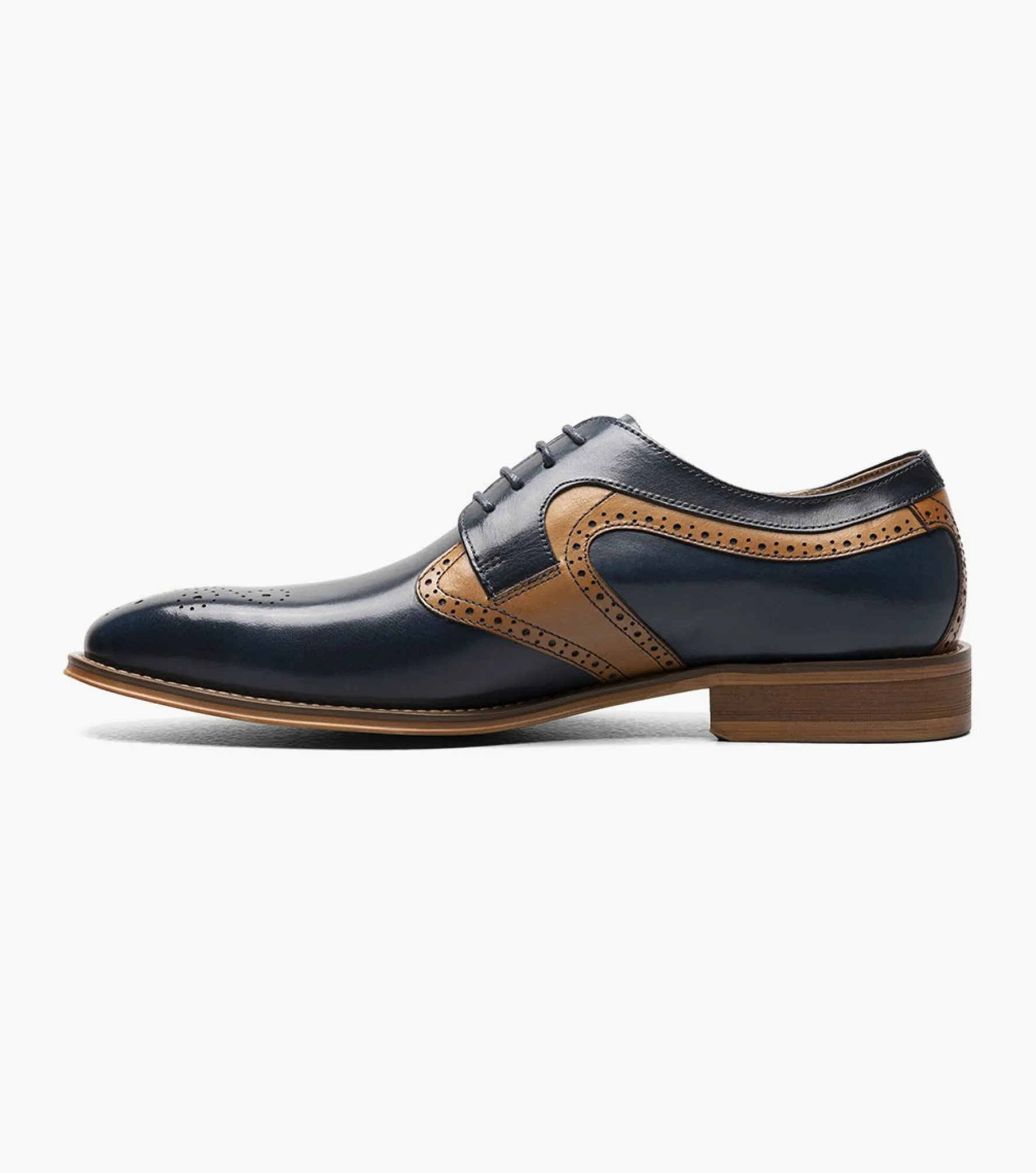 Stacy Adams Palmer Plain Toe Medallion Oxford