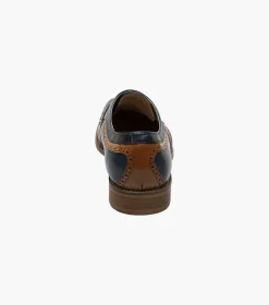 Stacy Adams Palmer Plain Toe Medallion Oxford
