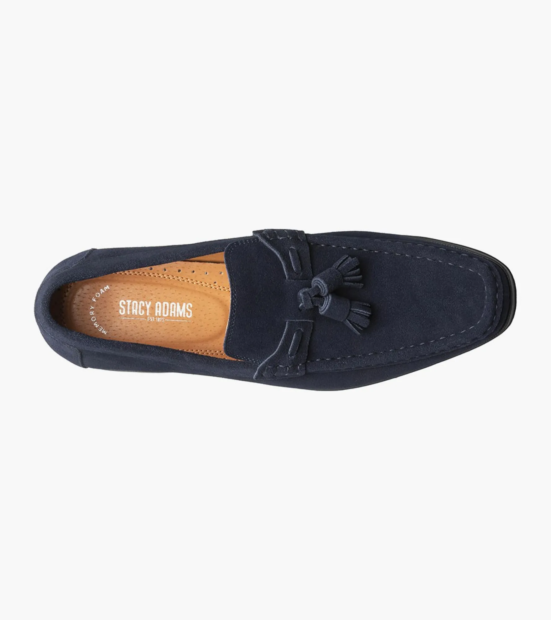 Stacy Adams Peppley Moc Toe Tassel Slip On