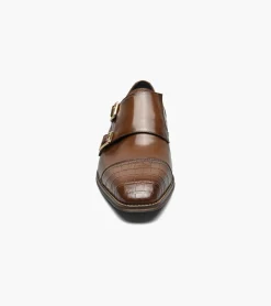 Stacy Adams Pierson Cap Toe Double Monk Strap