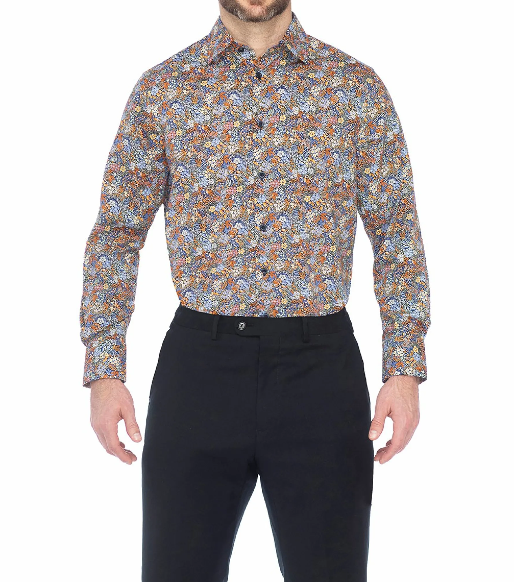 Stacy Adams Pietro Dress Shirt Spread Collar