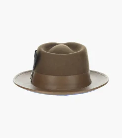 Stacy Adams Provo Fedora Wool Felt Pinch Front Hat
