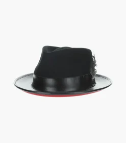 Stacy Adams Provo Fedora Wool Felt Pinch Front Hat