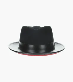 Stacy Adams Provo Fedora Wool Felt Pinch Front Hat