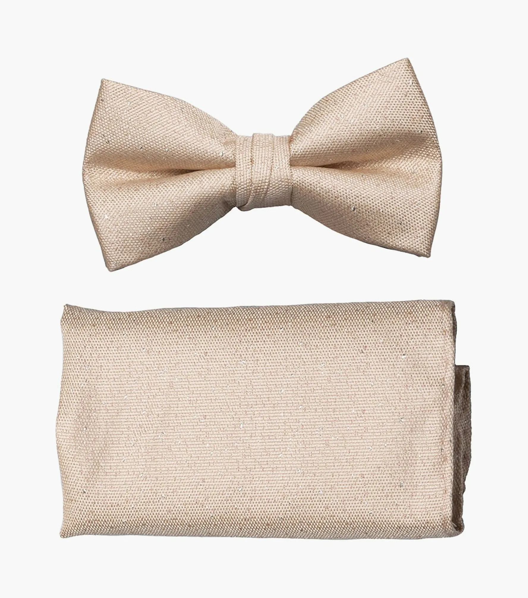 Stacy Adams Randy Diamond Dust Bow Tie & Hanky Set